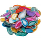 Dyed Agate Slabs- Assorted colors Lg. - Specimens
