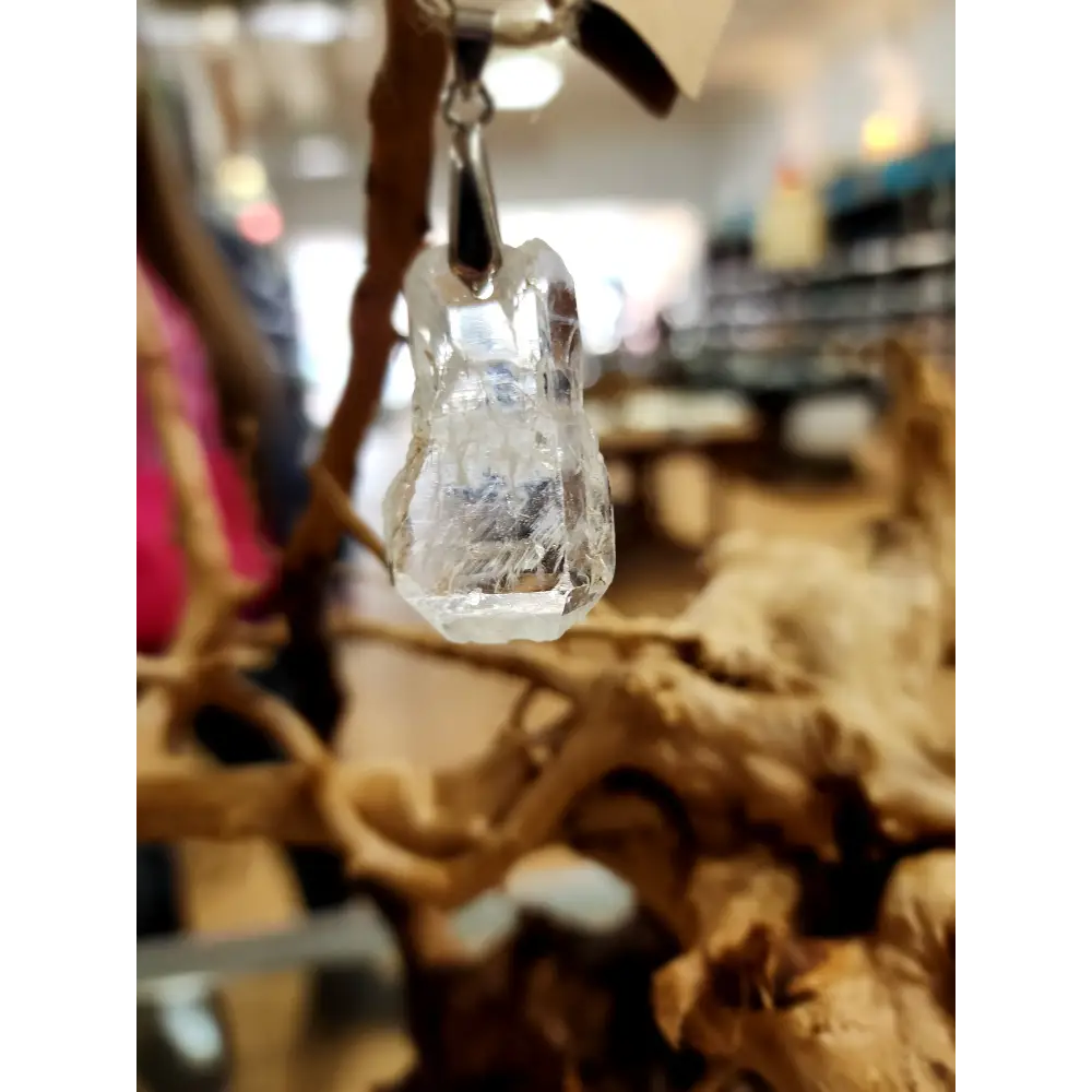 🤍✨ Elegant Connection: Faden Quartz Specimen Necklace Pendant – Clarity Healing & Spiritual Bond! 🌟 - 17 - Jewelry