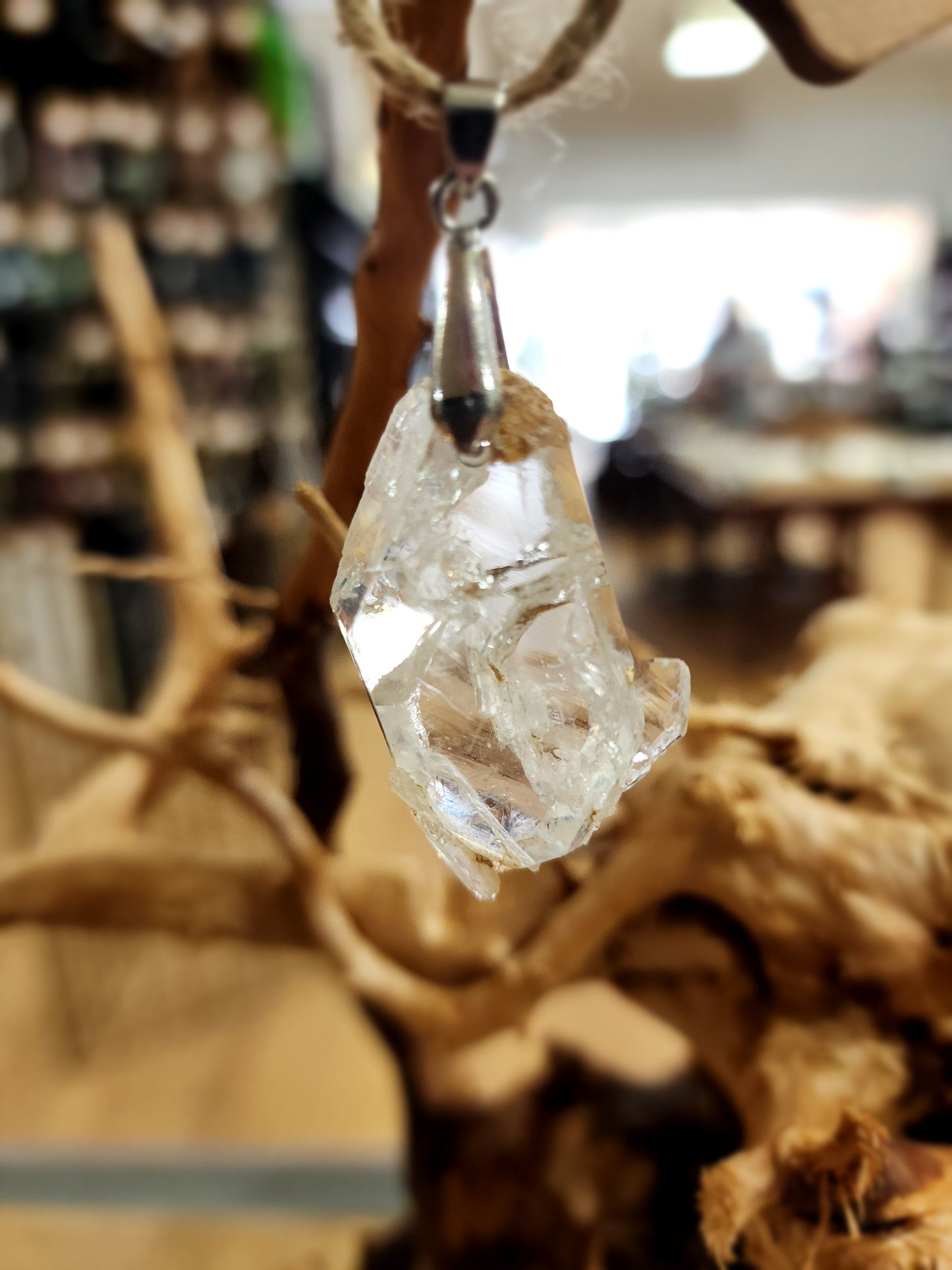 🤍✨ Elegant Connection: Faden Quartz Specimen Necklace Pendant – Clarity Healing & Spiritual Bond! 🌟 - 6 - Jewelry