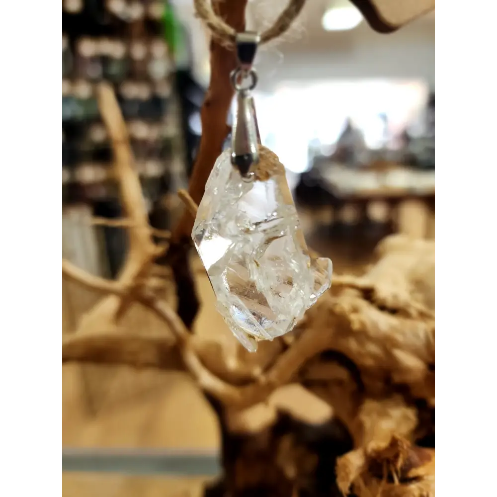 🤍✨ Elegant Connection: Faden Quartz Specimen Necklace Pendant – Clarity Healing & Spiritual Bond! 🌟 - 6 - Jewelry