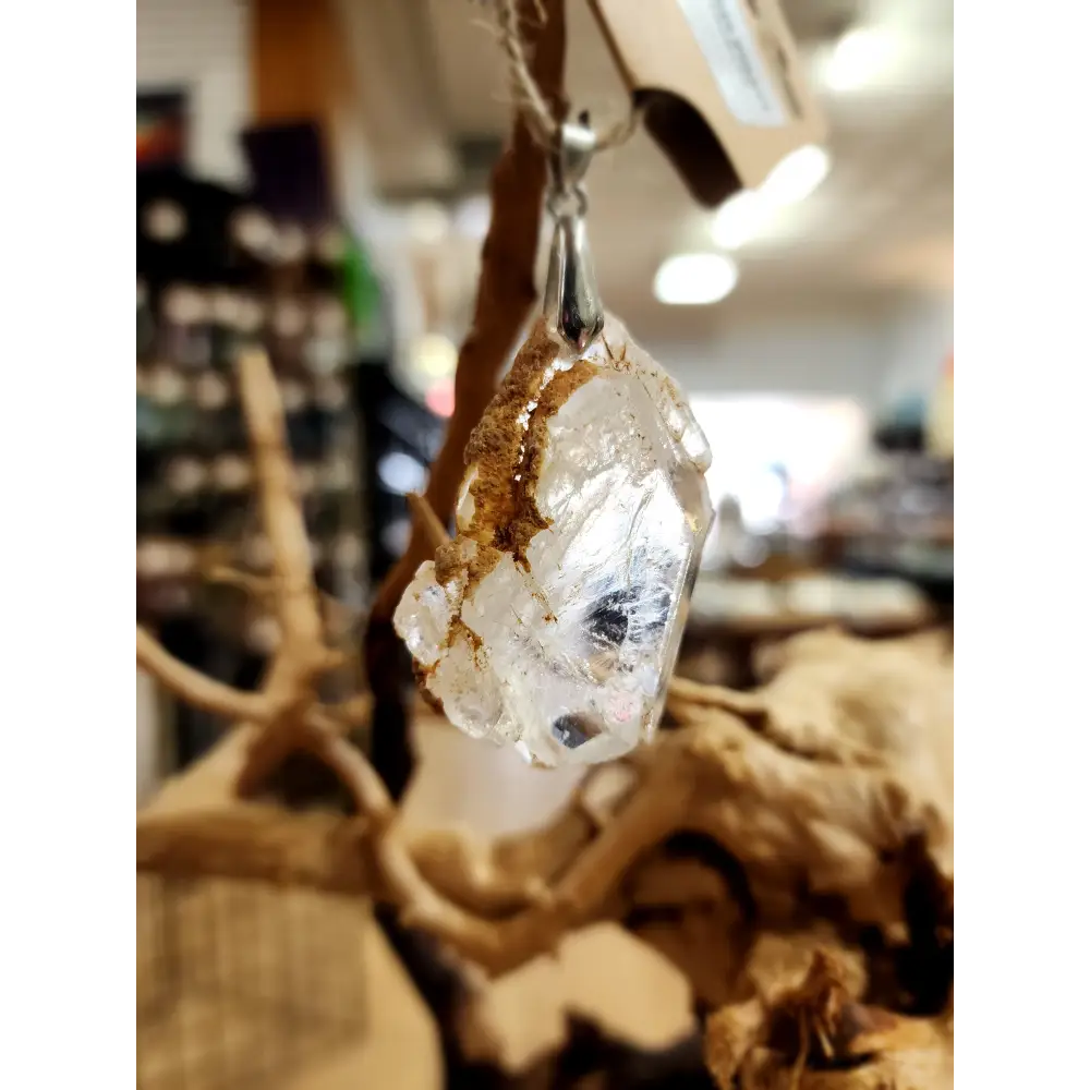 🤍✨ Elegant Connection: Faden Quartz Specimen Necklace Pendant – Clarity Healing & Spiritual Bond! 🌟 - 3 - Jewelry