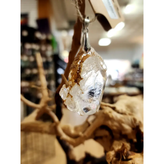 🤍✨ Elegant Connection: Faden Quartz Specimen Necklace Pendant – Clarity Healing & Spiritual Bond! 🌟 - 3 - Jewelry