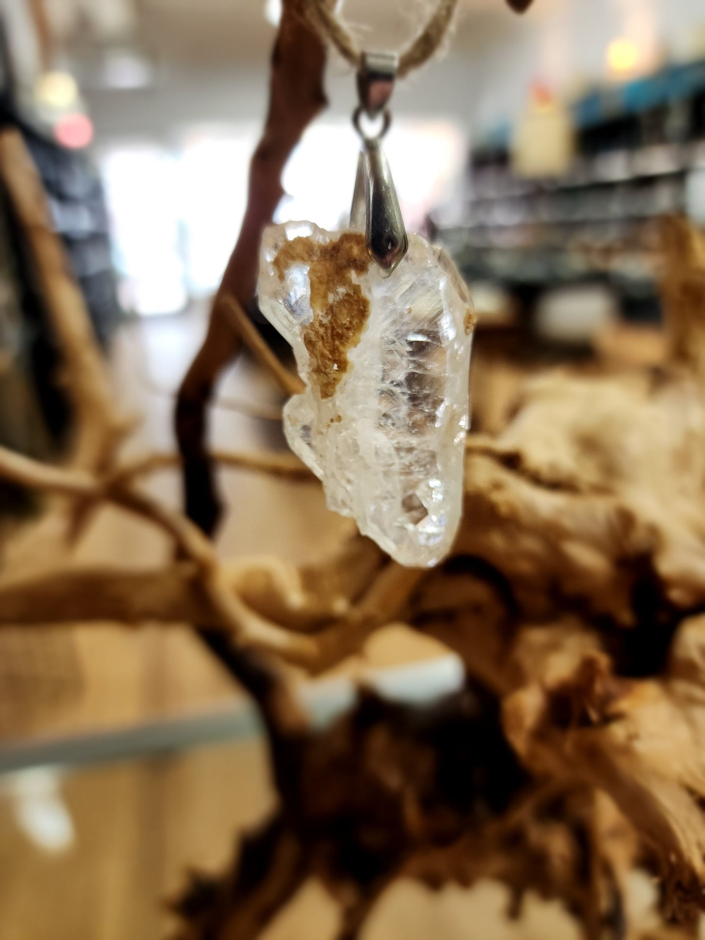 🤍✨ Elegant Connection: Faden Quartz Specimen Necklace Pendant – Clarity Healing & Spiritual Bond! 🌟 - 16 - Jewelry