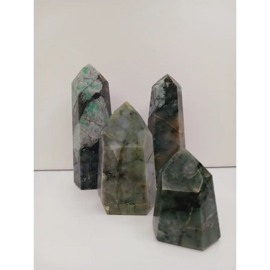 💚✨ Emerald Stone Tower – Abundance Heart Healing and Ancient Wisdom 🌿 - Towers