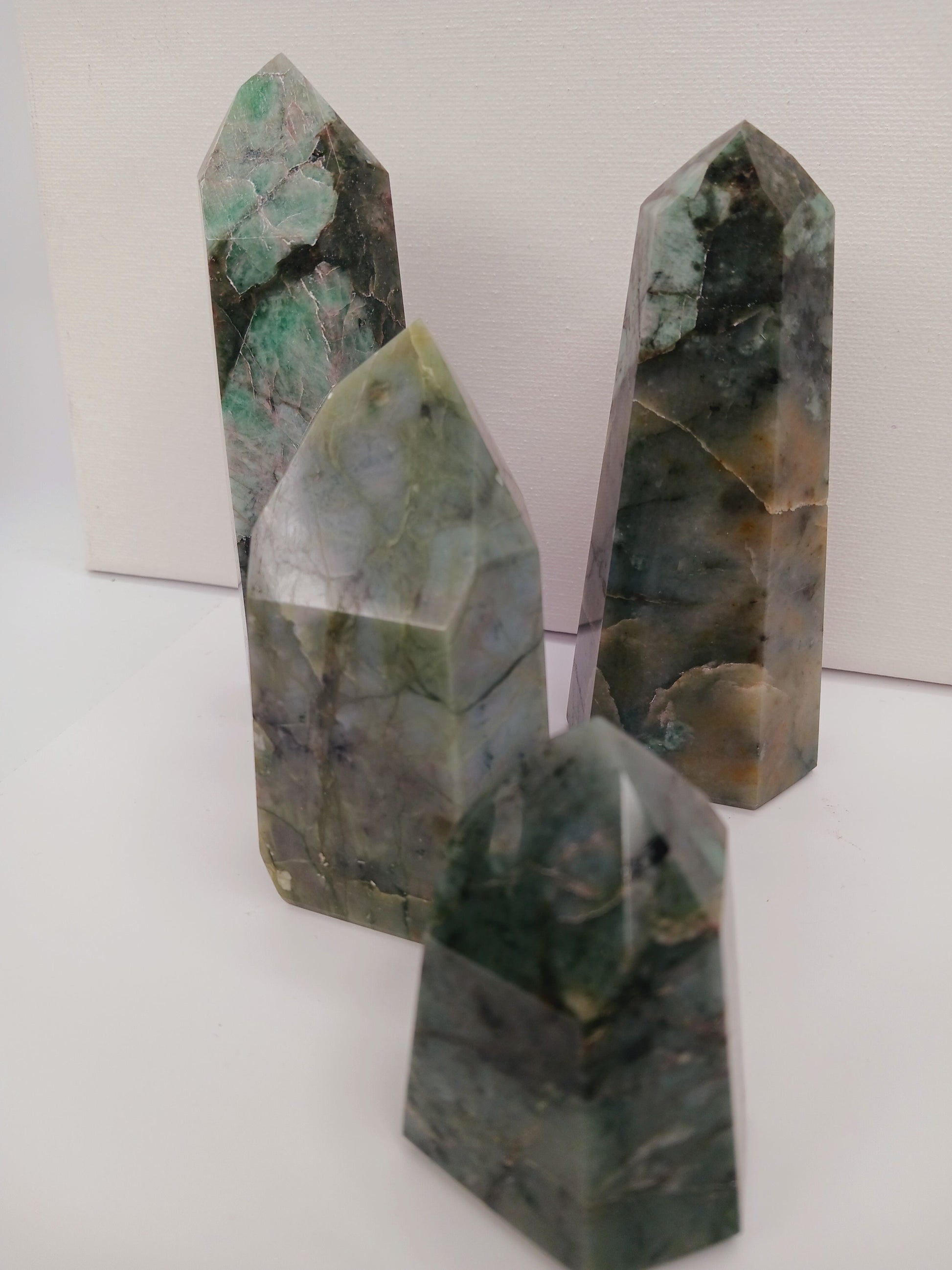 💚✨ Emerald Stone Tower – Abundance Heart Healing and Ancient Wisdom 🌿 - Towers
