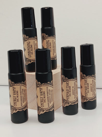 🧛♂️✨ Energy Vamp Essential Oil Roller – Replenish and Protect Your Energy 🌿