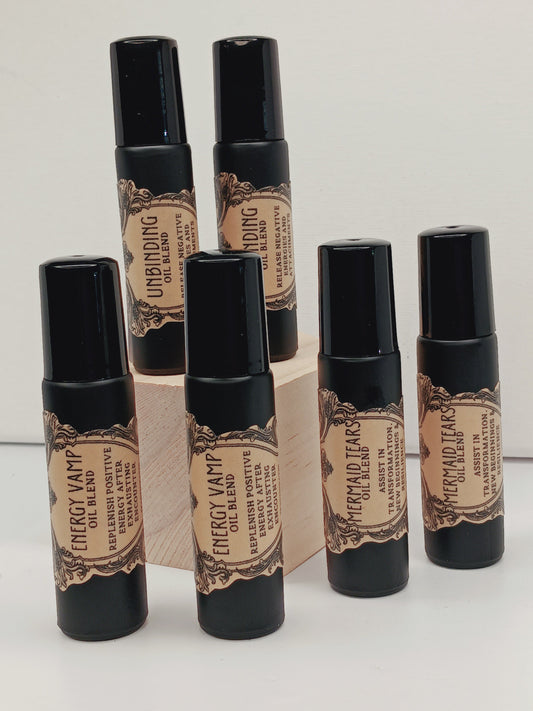 🧛♂️✨ Energy Vamp Essential Oil Roller – Replenish and Protect Your Energy 🌿