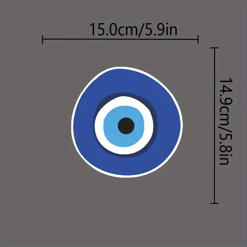 🧿🚗 Evil Eye Car Decal – Protection with Style for Your Ride! ✨ - Evil Eye - Jewelry