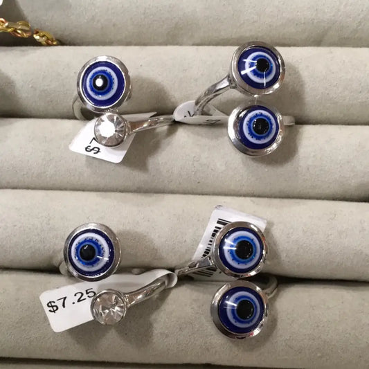 Evil eye rings- adjustable - Jewelry