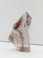 🌈✨ Fluorite and Scolecite with Pyrite Tower – Clarity Peace and Manifestation ⚡ - 15 - 4’’ - Towers