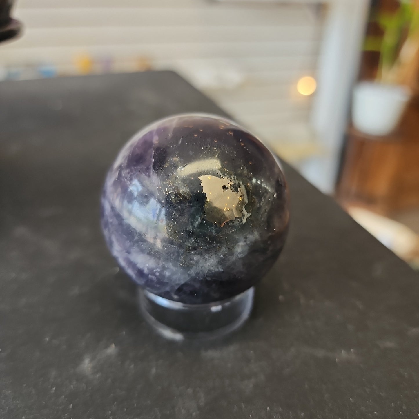 💚✨ Fluorite with Pyrite Spheres – Clarity Abundance and Energetic Shielding! ✨💚 - 9 - Spheres