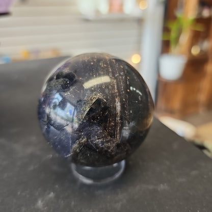 💚✨ Fluorite with Pyrite Spheres – Clarity Abundance and Energetic Shielding! ✨💚 - 8 - Spheres