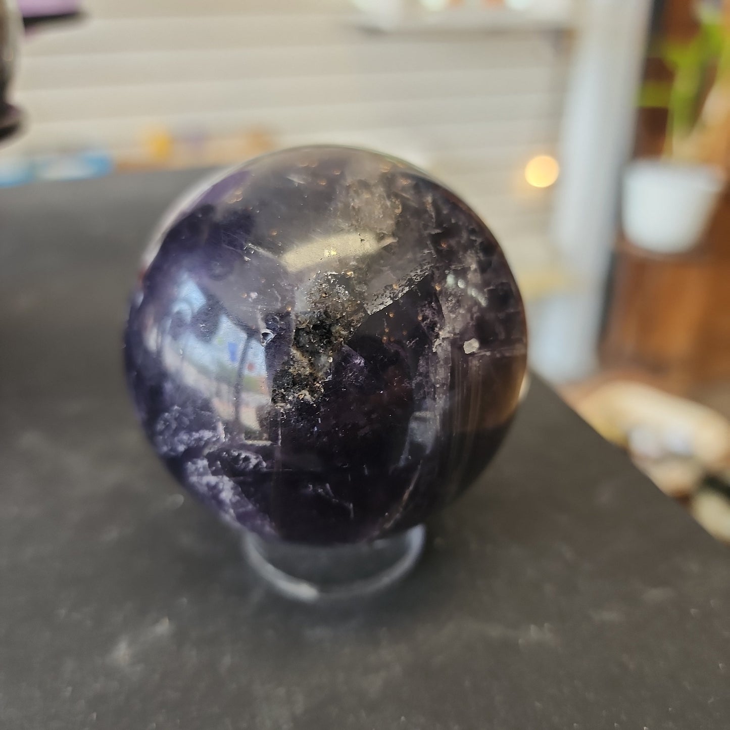 💚✨ Fluorite with Pyrite Spheres – Clarity Abundance and Energetic Shielding! ✨💚 - 5 - Spheres