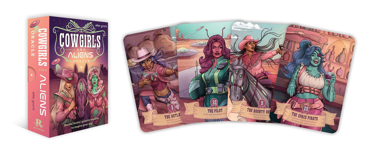 🌌🤠 Galactic Cowgirl Oracle Deck – Cosmic Wisdom and Fierce Feminine Energy ✨ - Tarot Decks & Divination