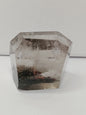 Geometric crystal on a white background