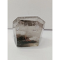 Geometric crystal on a white background
