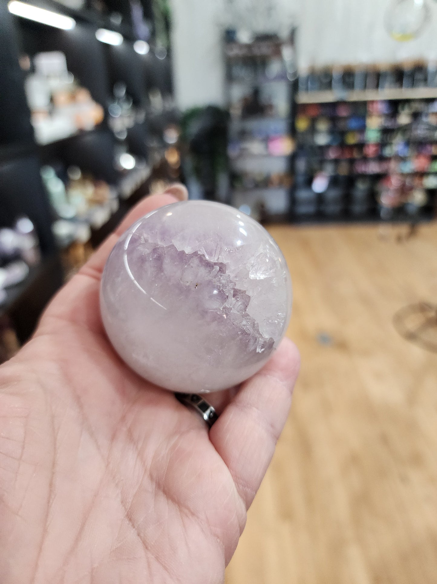🌸💜 Gemmy Purple Flower Agate Spheres – Blossoming Beauty & Harmony! ✨ - 3 - Spheres