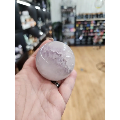 🌸💜 Gemmy Purple Flower Agate Spheres – Blossoming Beauty & Harmony! ✨ - 3 - Spheres