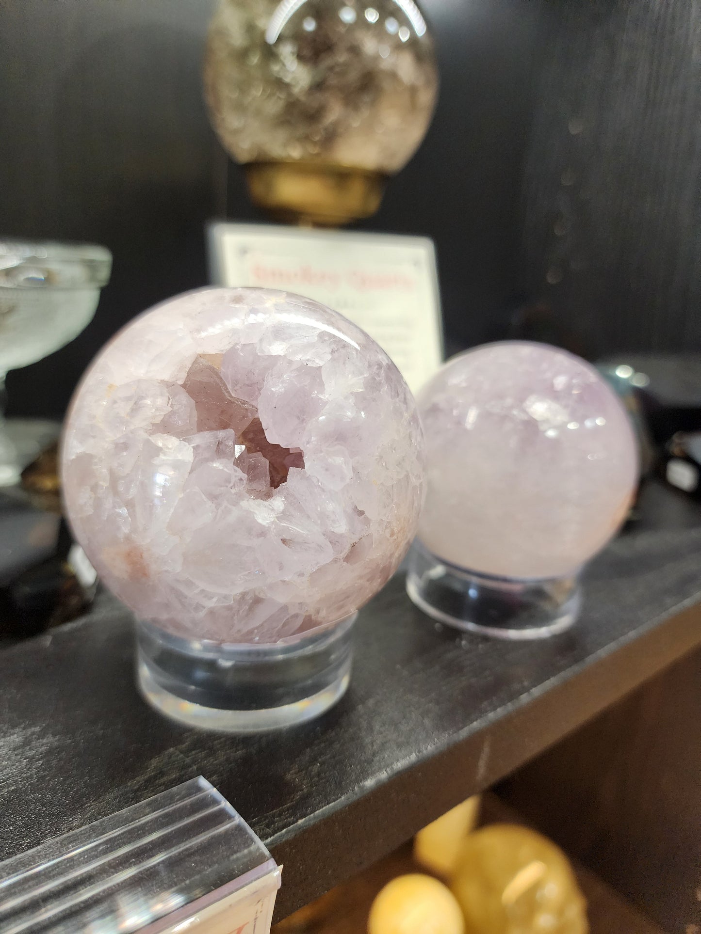 🌸💜 Gemmy Purple Flower Agate Spheres – Blossoming Beauty & Harmony! ✨ - Spheres