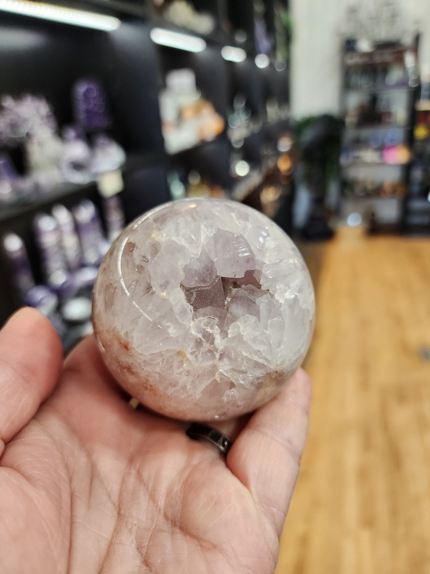 🌸💜 Gemmy Purple Flower Agate Spheres – Blossoming Beauty & Harmony! ✨ - 2 - Spheres