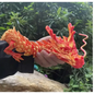 🐉 Gigantic Orange Gold 3D Printed Dragon - 35.43 Inches ✨