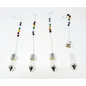 Glass Bottle Charm Pendulum with Chain - Pendulums & Mats