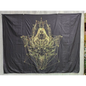 Goddess Black and Gold Tapestry 76 x 58 - Tapestry