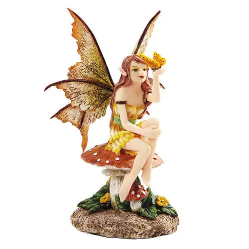 🦋✨ Golden Butterfly Fairy Statue – Radiant Spirit of Transformation & Joy! 🌟 - Statues