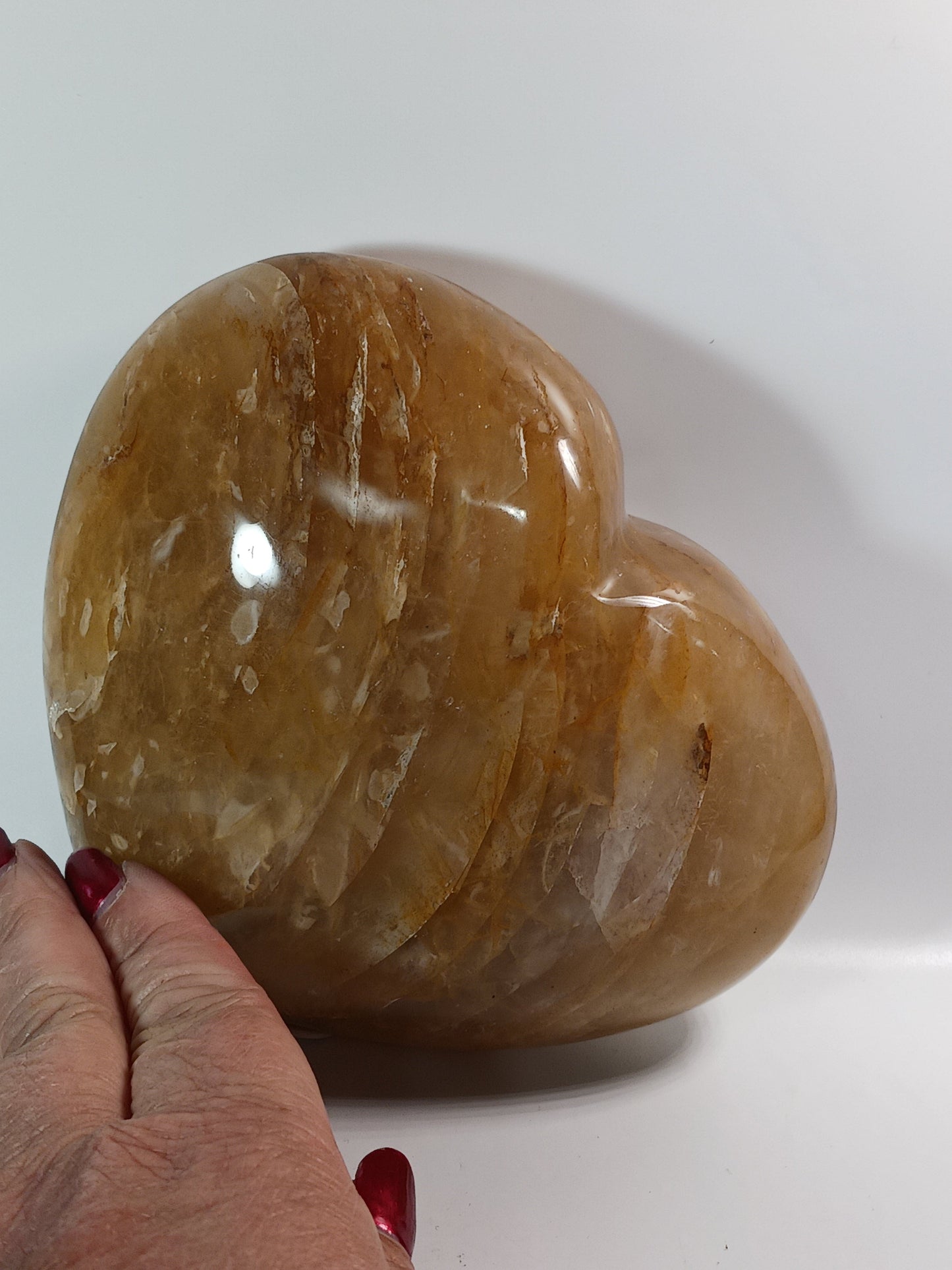 💛✨ Golden Healer Heart – Radiant Healing and Joy ✨💛 - Golden Healer Heart 6.25’’ - Carvings