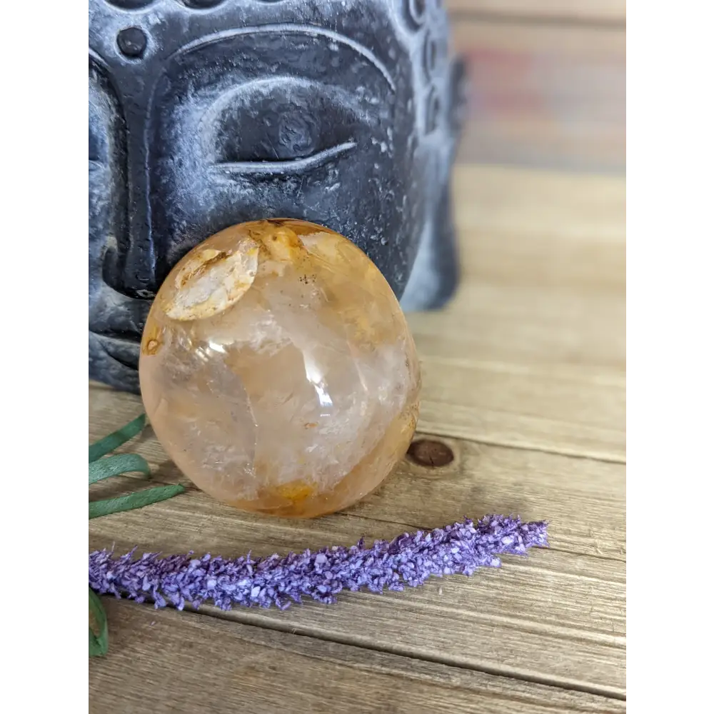 🌞✨ Golden Healer Palmstone Intuitive Pick – Healing Vitality and Divine Light 🤲 - PALM