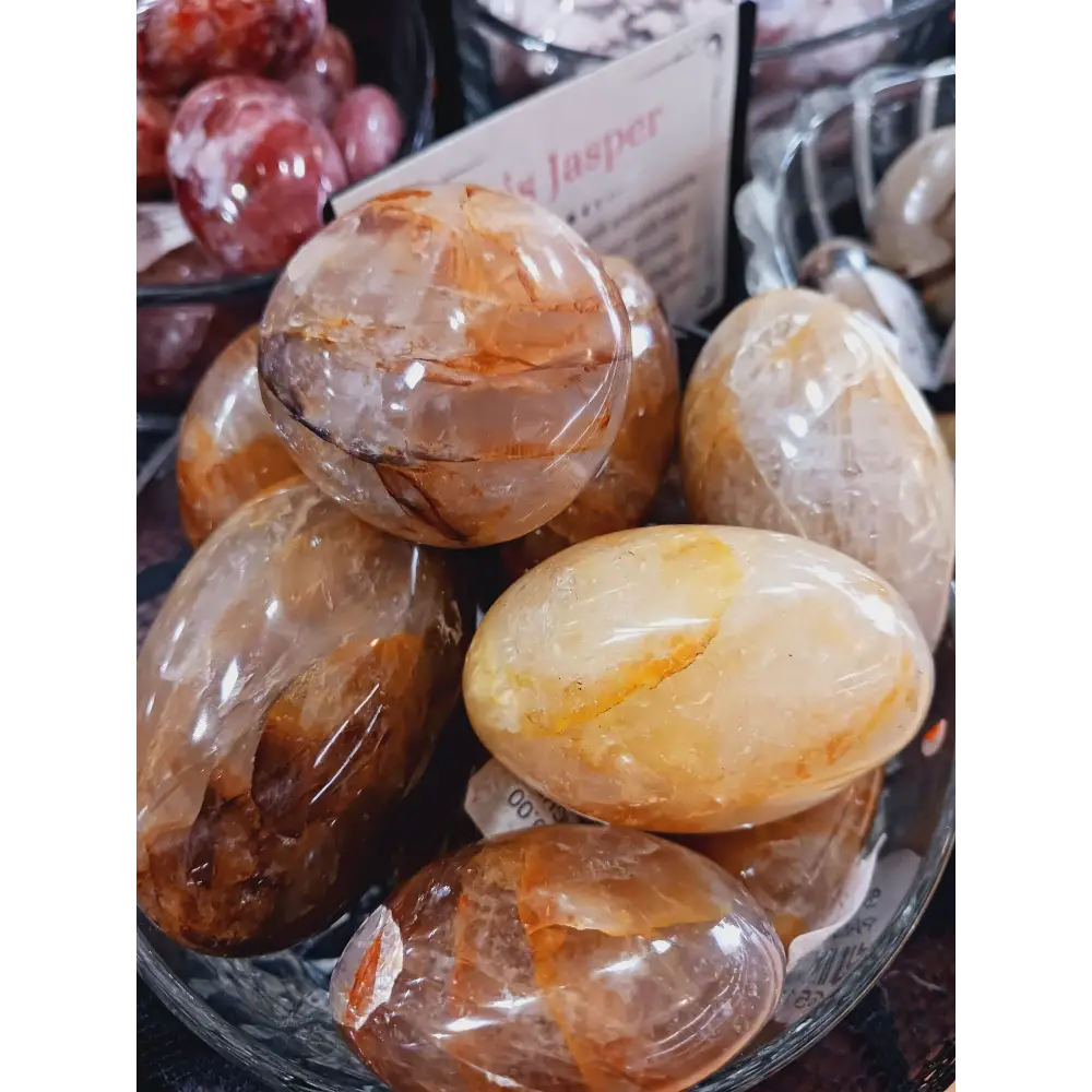 🌞✨ Golden Healer Palmstone Intuitive Pick – Healing Vitality and Divine Light 🤲 - PALM