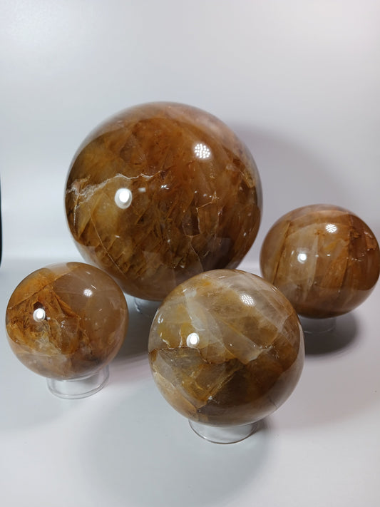 🌞✨ Golden Healer Spheres – Radiate Healing Abundance and Spiritual Vitality! ✨🌞 - Spheres