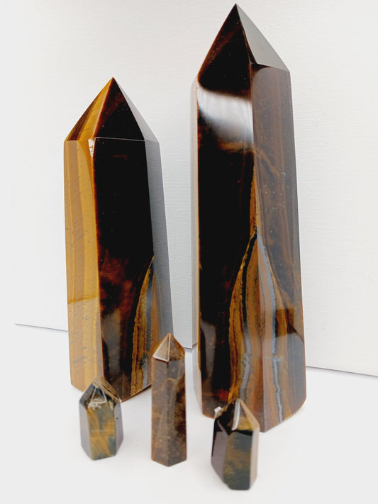 🟡🪨 Golden Tigers Eye Iron Tower – Strength Clarity and Grounded Confidence ✨ - Towers