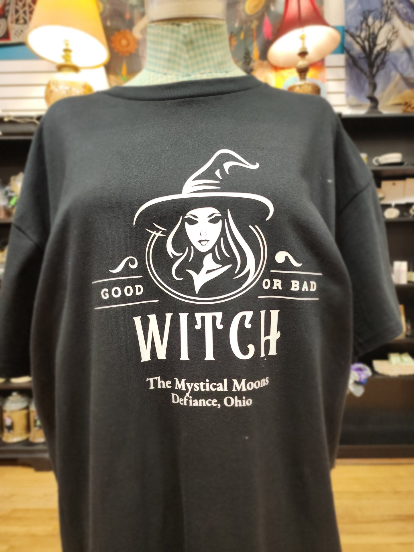 Good or Bad Witch T-Shirt – Which Witch Are You? 🧙♀️✨ - Black / Xlarge - White Graphic - Clothing & Apparel