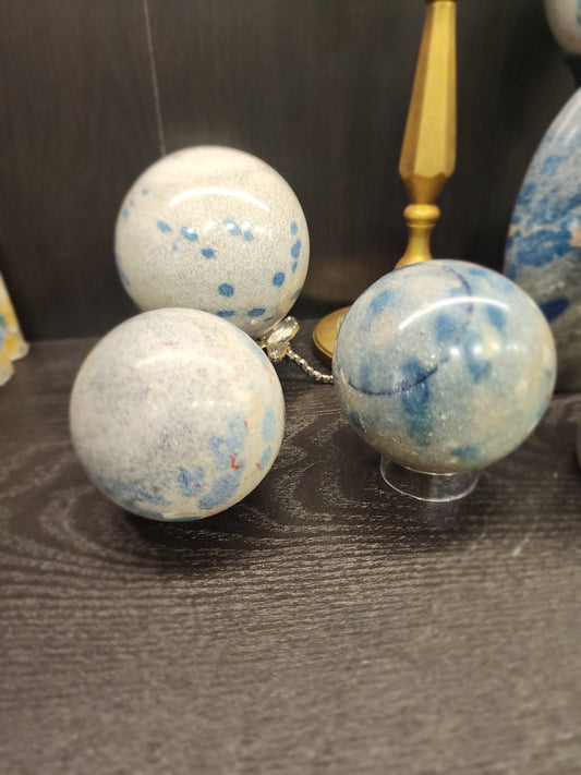 🏔️🔵 Gorgeous K2 Spheres – Mountain Magic & Spiritual Insight! 🔵🏔️ - Spheres
