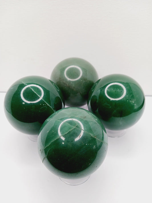 🍀✨ Green Aventurine Sphere – Luck and Growth 2.25’’ to 2.5’’ 🌱 - Spheres
