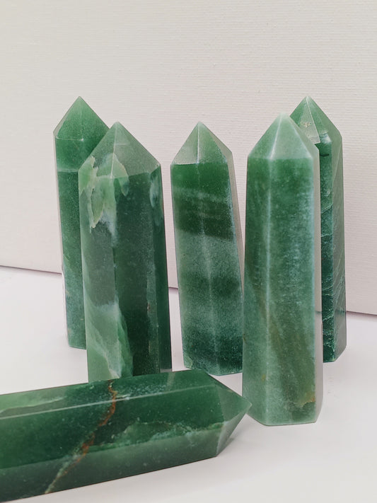 🍀✨ Green Aventurine Towers – Luck Prosperity & Heart Healing! 🗼💚 - 1 - Towers