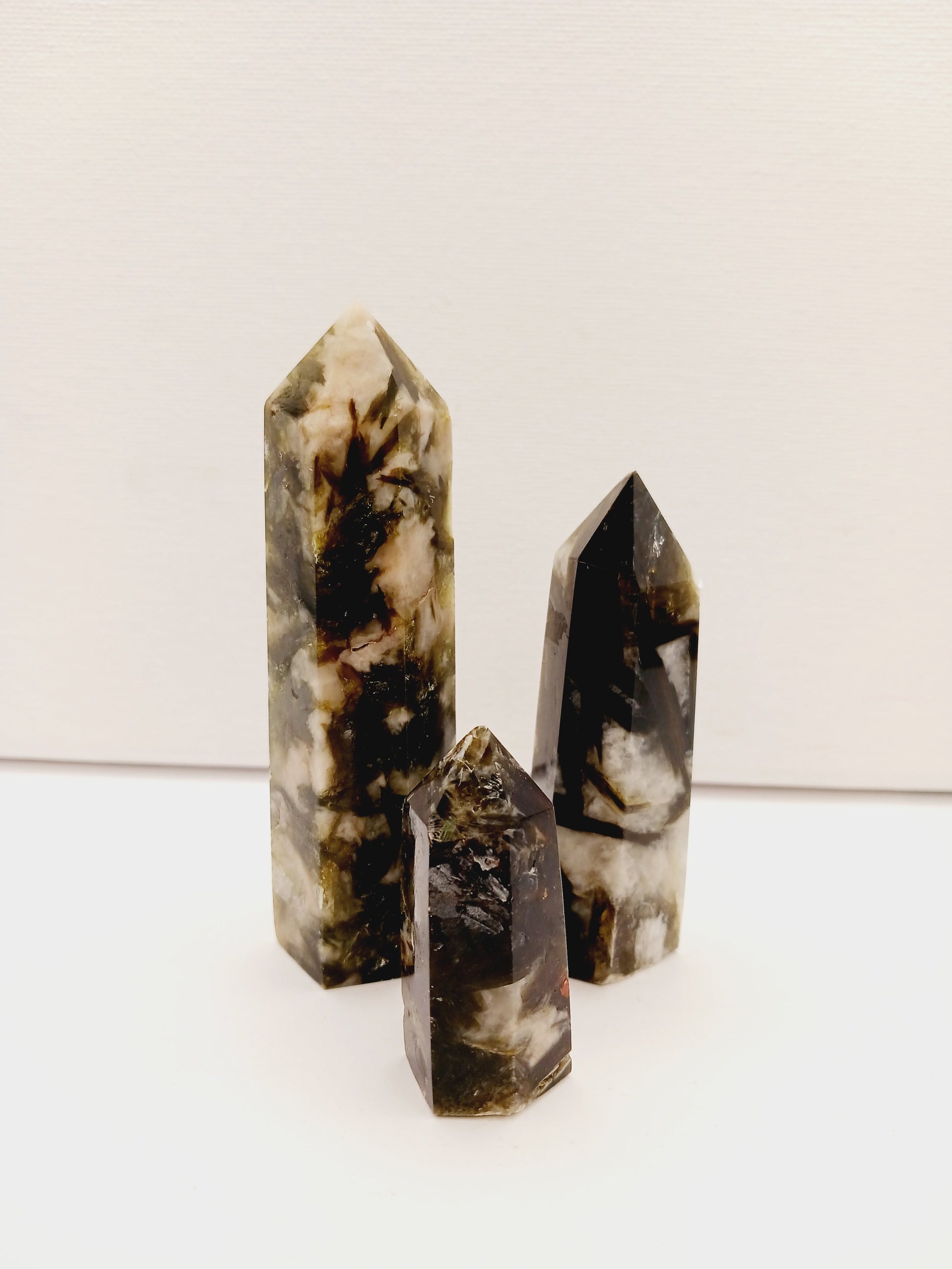 💚✨ Green Lepidolite with Mica Towers 2–3.5’’ – Calm Balance and Heart Healing 🌿