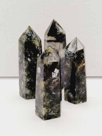 💚✨ Green Lepidolite with Mica Towers 2–3.5’’ – Calm Balance and Heart Healing 🌿 - 2.25 - 2.75’’