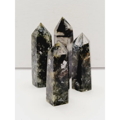 💚✨ Green Lepidolite with Mica Towers 2–3.5’’ – Calm Balance and Heart Healing 🌿 - 2.25 - 2.75’’