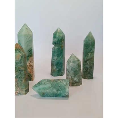 💚✨ Green Silk Fluorite Tower – Clarity and Renewal ✨💚 - 2 - Towers