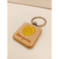 🌈 Handmade Wooden Chakra Keychains 🌈 - Manipura - Solar Plexus