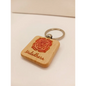 🌈 Handmade Wooden Chakra Keychains 🌈 - Muladhara - Root Chakra