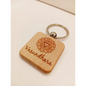 🌈 Handmade Wooden Chakra Keychains 🌈 - Vasundhara - Earth Star Chakra