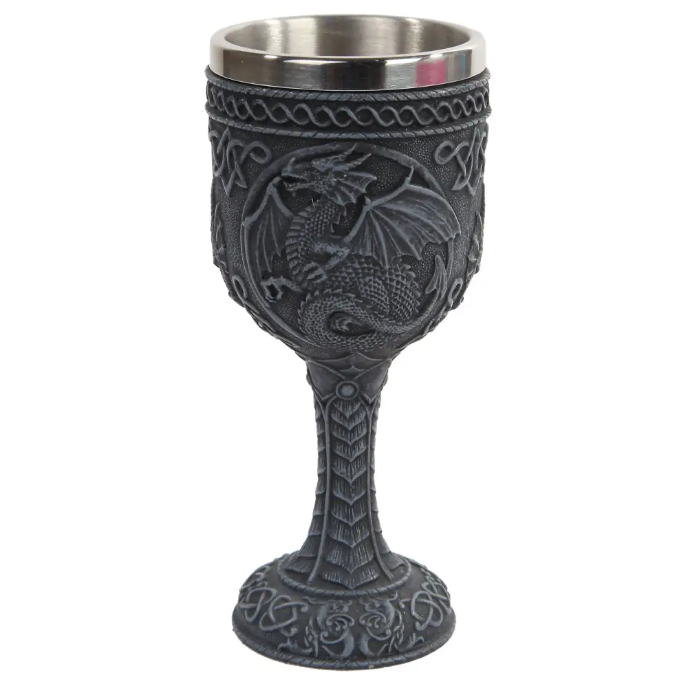 🍷✨ Handpainted Goblets – Artistry Ritual & Everyday Magic! 🎨 - Dragon Side - Drinking Vessels