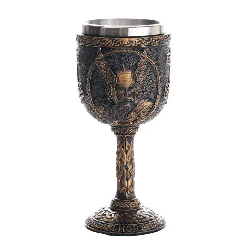 🍷✨ Handpainted Goblets – Artistry Ritual & Everyday Magic! 🎨 - Thor - Drinking Vessels