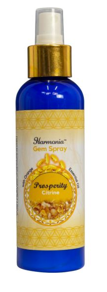 Harmonia Gem Intention Smudge Room Sprays (10 types)k - Prosperity Citrine - Incense & Burners