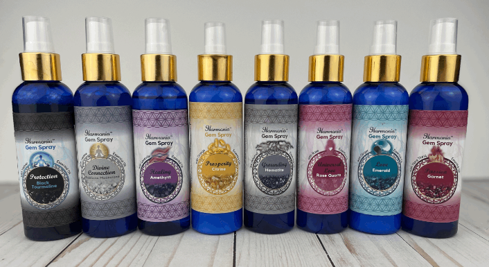 Harmonia Gem Intention Smudge Room Sprays (10 types)k - Incense & Burners