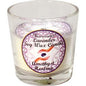Soy votive candles with embedded gemstones, displayed on a white background. Perfect for intention setting, crystal energy, and sacred ambiance.