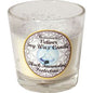 Soy votive candles with embedded gemstones, displayed on a white background. Perfect for intention setting, crystal energy, and sacred ambiance.
